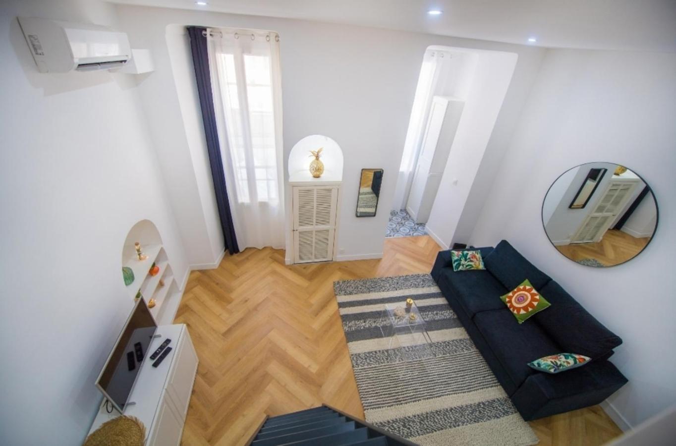 Studio Elegant 4 Couchages Front De Mer Clim Parking Privatif Wifi نيس المظهر الخارجي الصورة