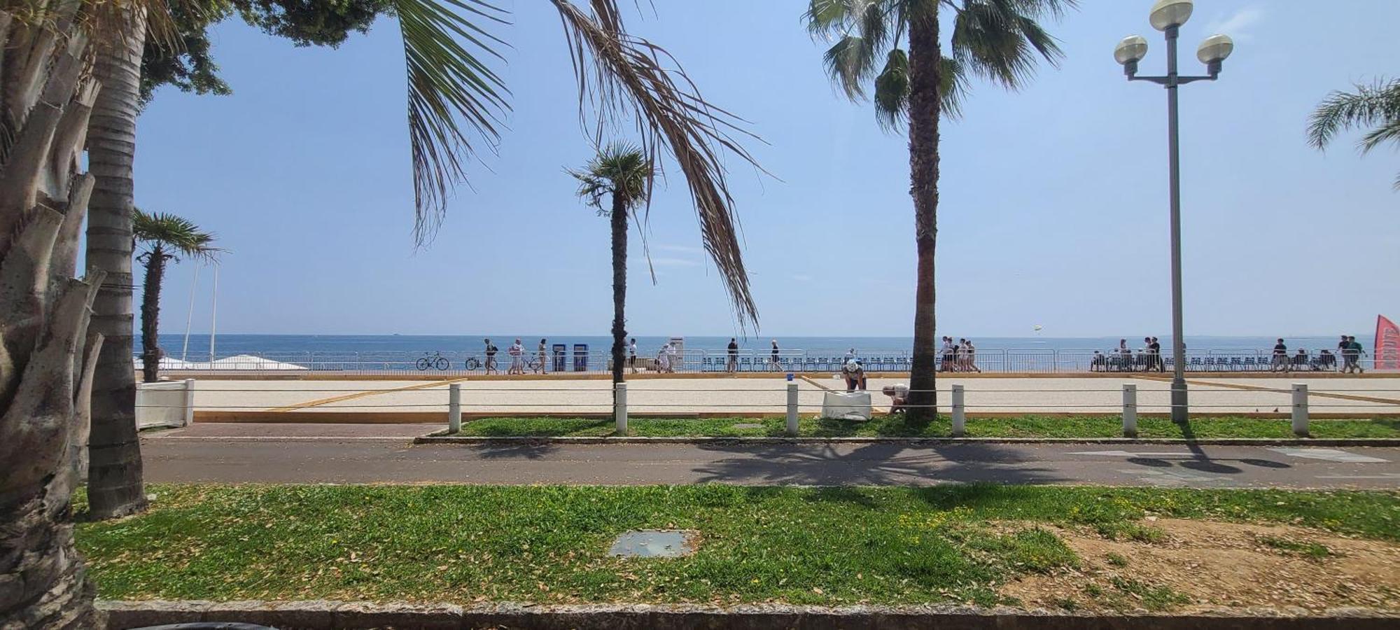 Studio Elegant 4 Couchages Front De Mer Clim Parking Privatif Wifi نيس المظهر الخارجي الصورة